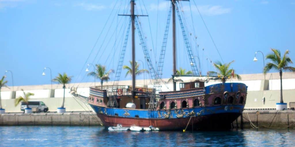 Piratenschiff in Puerto Rico, Gran Canaria